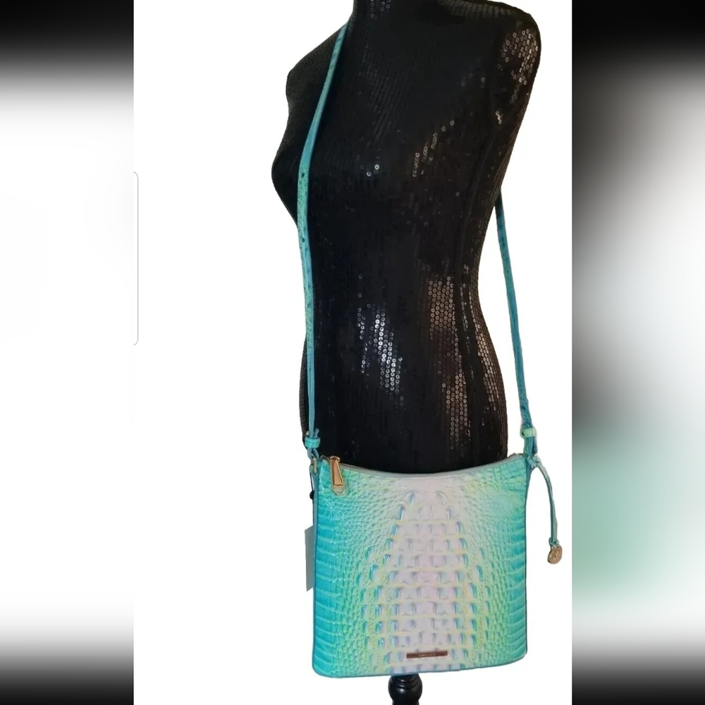 SOLD! π BRAHMIN KATIE COTTON CANDY π OMBRE CROSSBODY SHOULDER BAG ππ - Picture 7 of 16